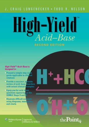 High-Yield Acid-Base (High-Yield  Series) Kindle Editon